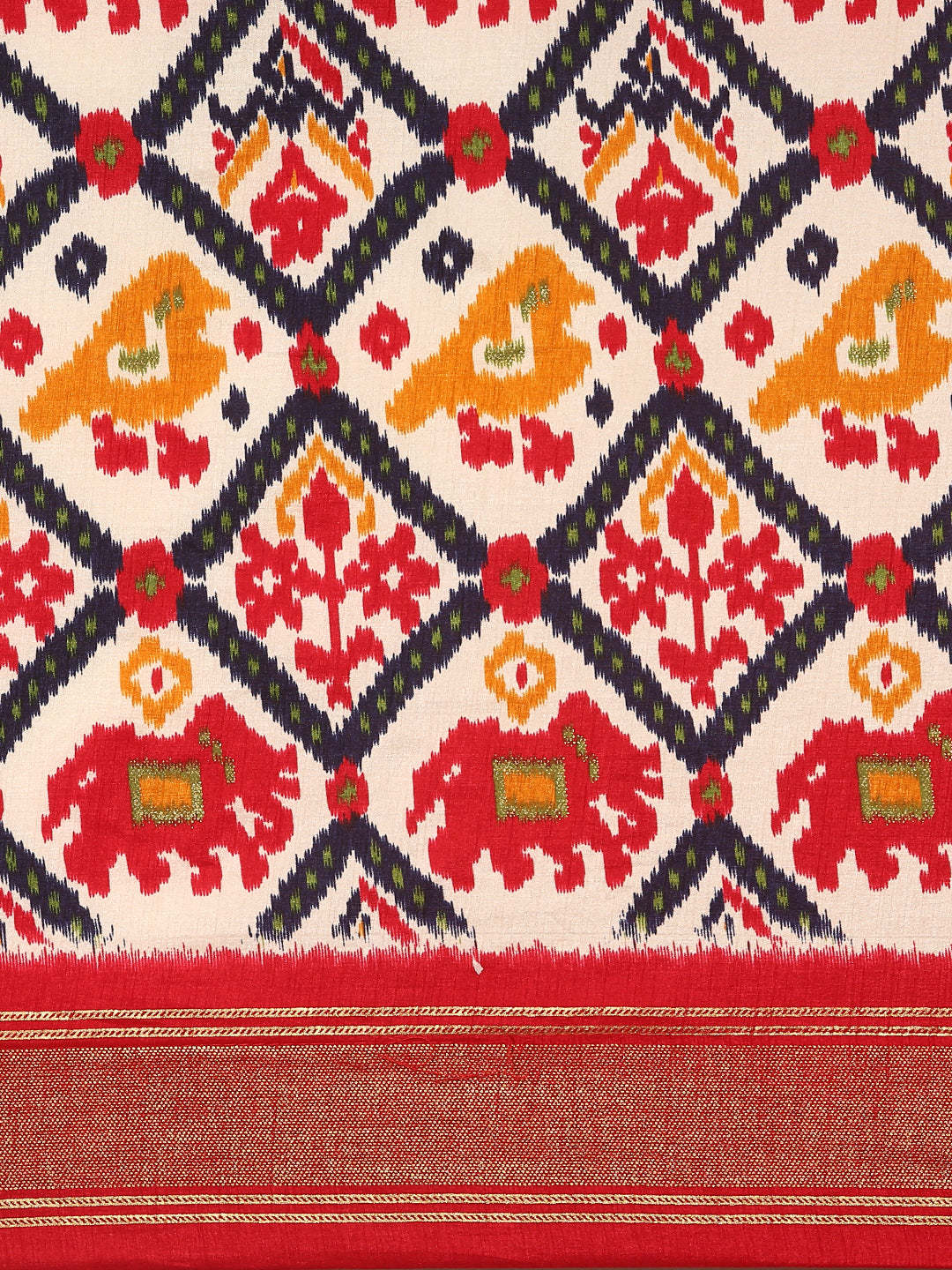 Rangrekha - Multi Colour Printed Soft Silk Saree