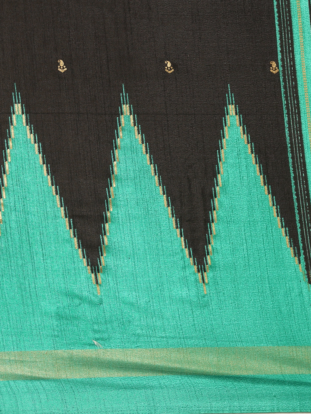 Tanta - Green Printed Soft Silk Saree
