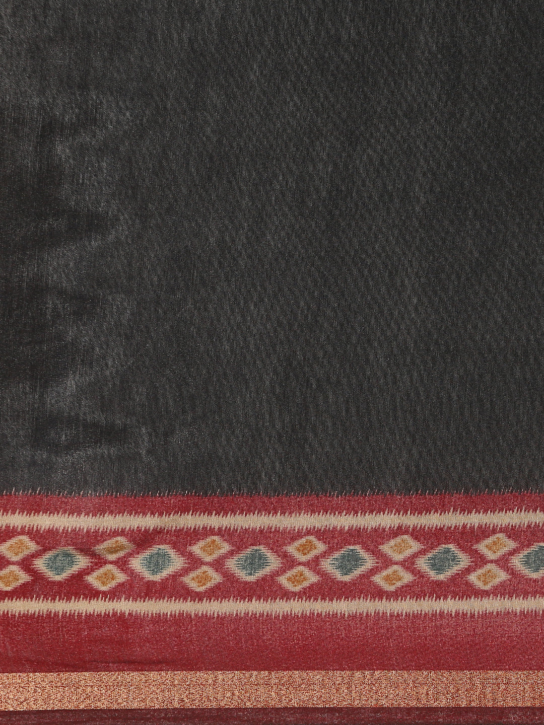 Chitrika - Black Printed Cotton Silk Saree