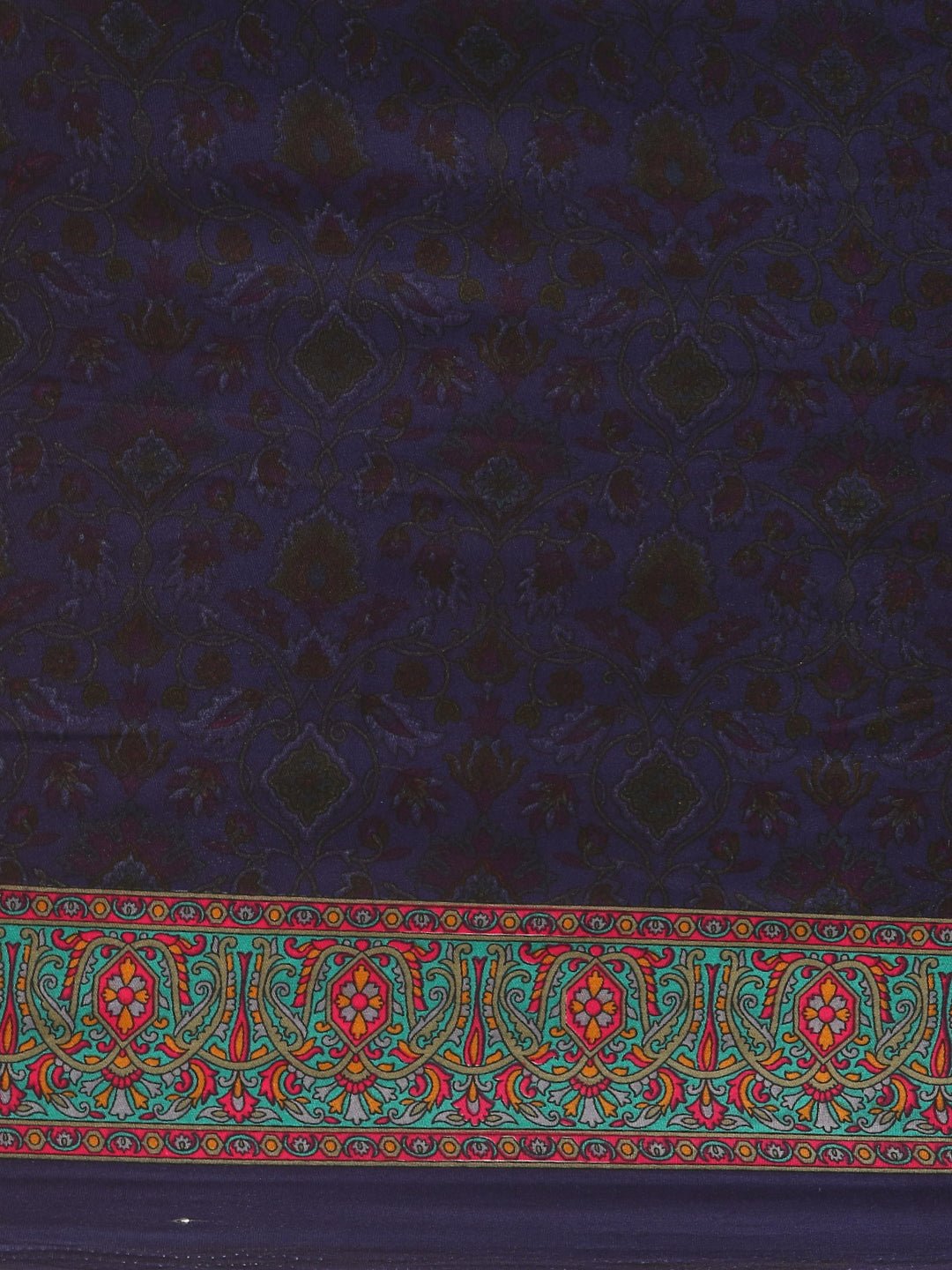 Chitrika - Blue Printed Crepe Silk Saree