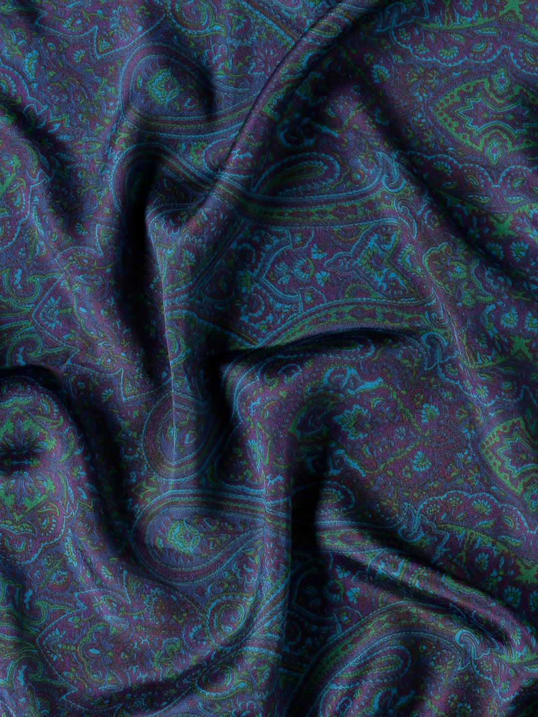 Chitrika - Blue Printed Crepe Silk Saree