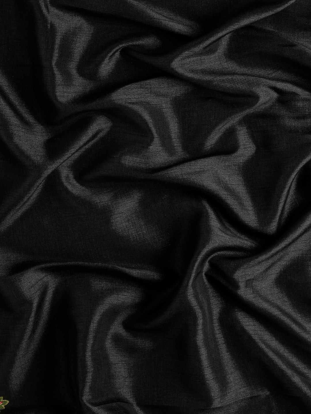 Chitrika - Black Printed Cotton Silk Saree