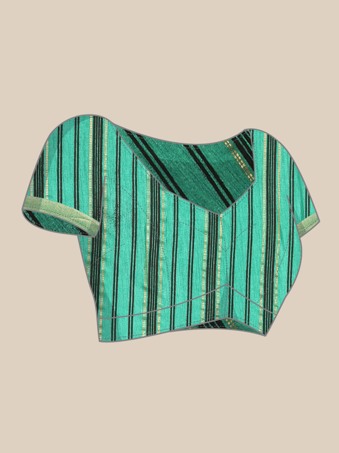 Tanta - Green Printed Soft Silk Saree