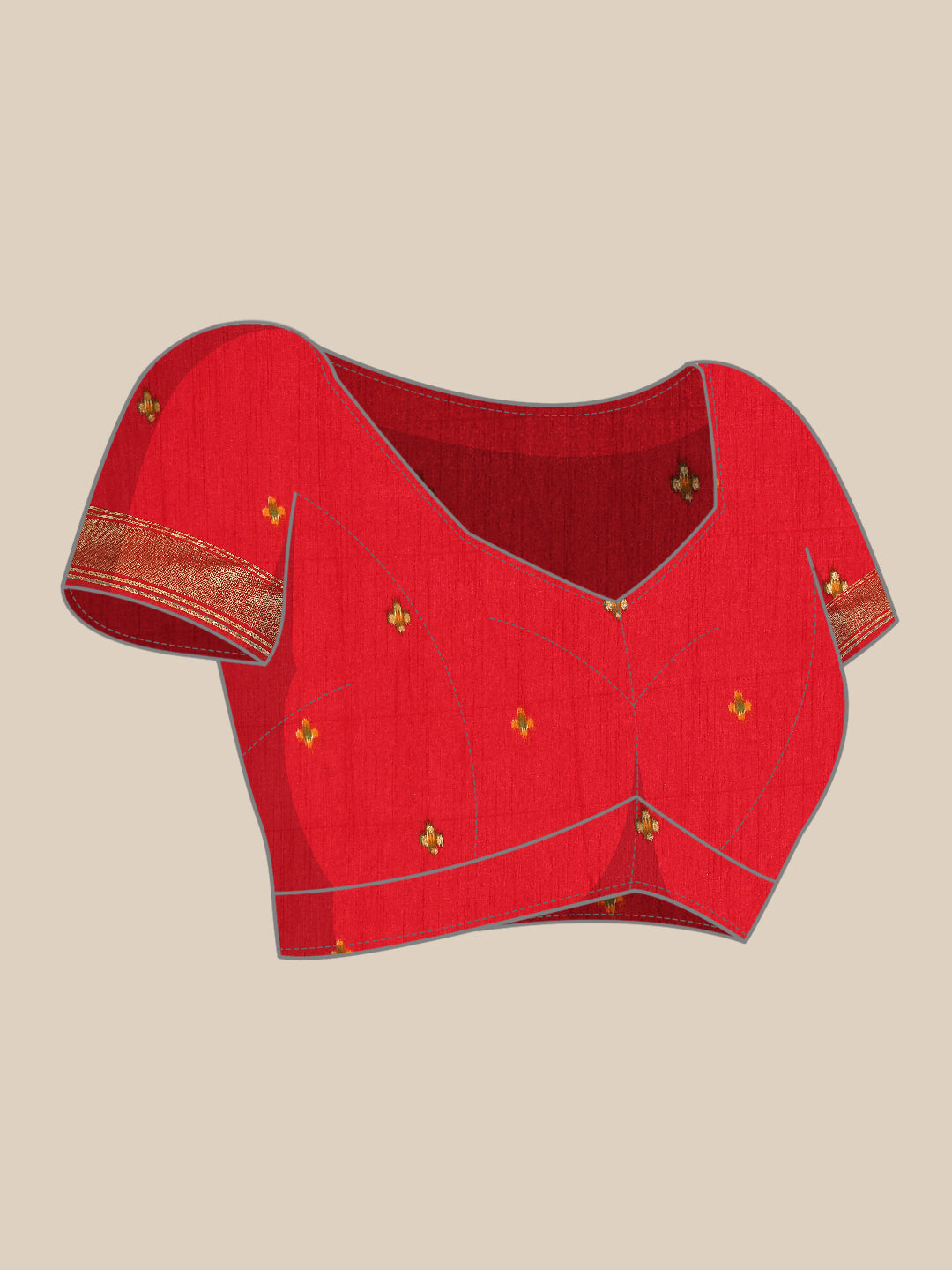 Rangrekha - Multi Colour Printed Soft Silk Saree