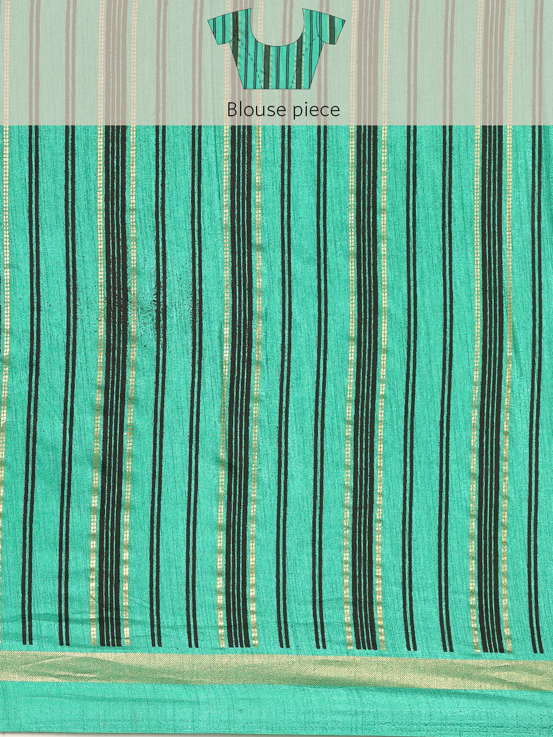 Tanta - Green Printed Soft Silk Saree