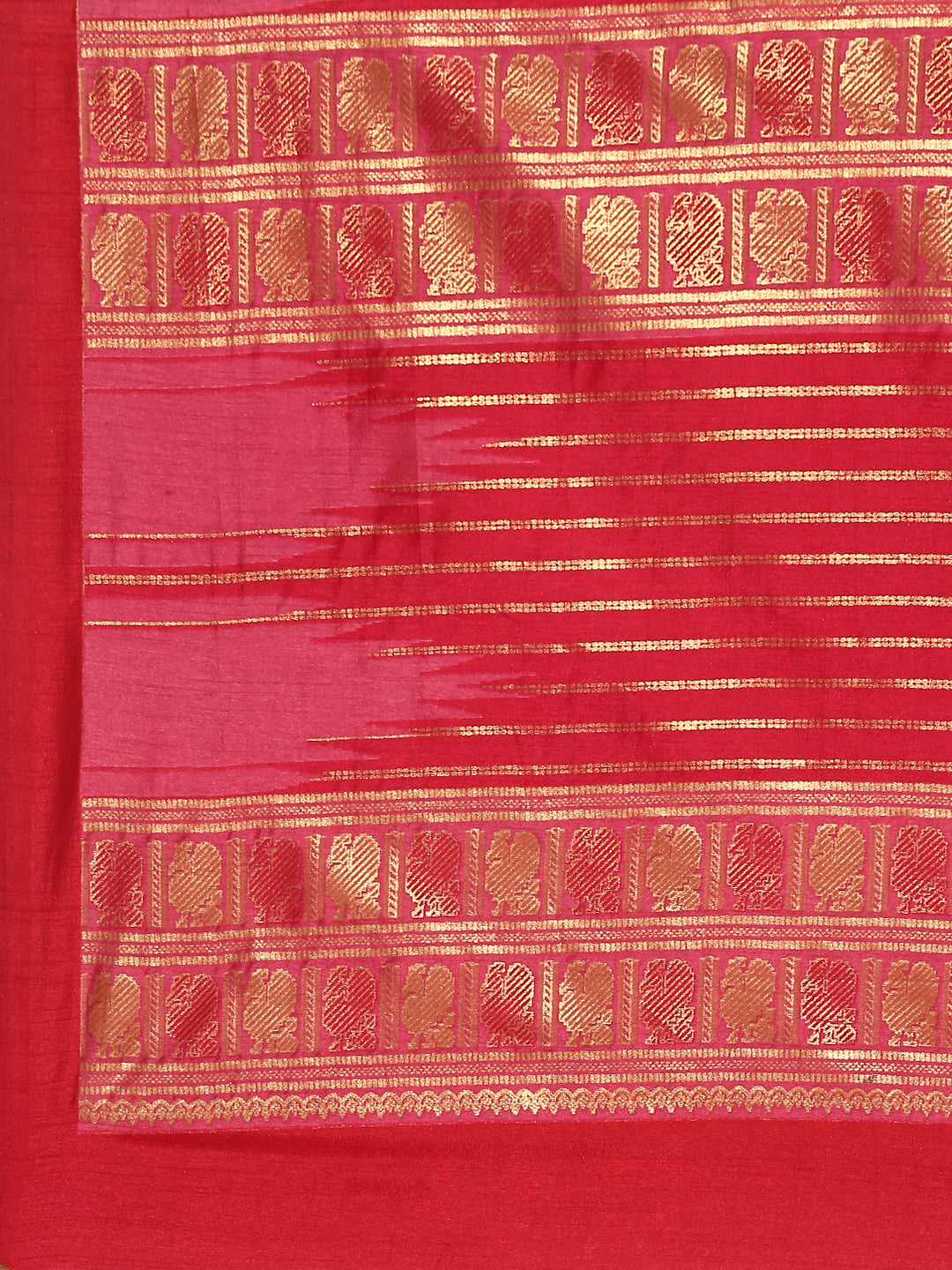 Tanta - Green Printed Soft Silk Saree