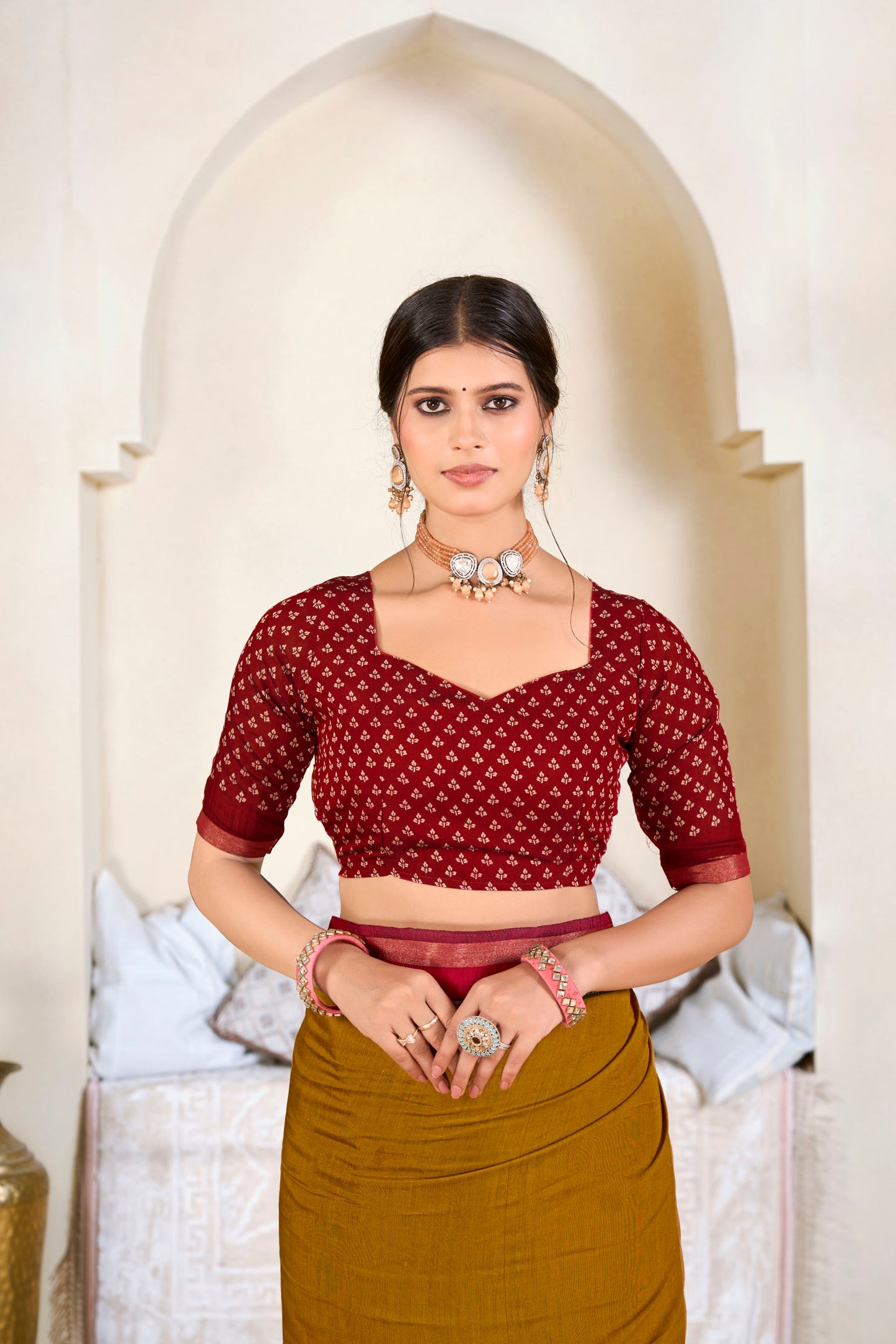 Monalisa - Yellow Printed Liva Cotton Silk Saree